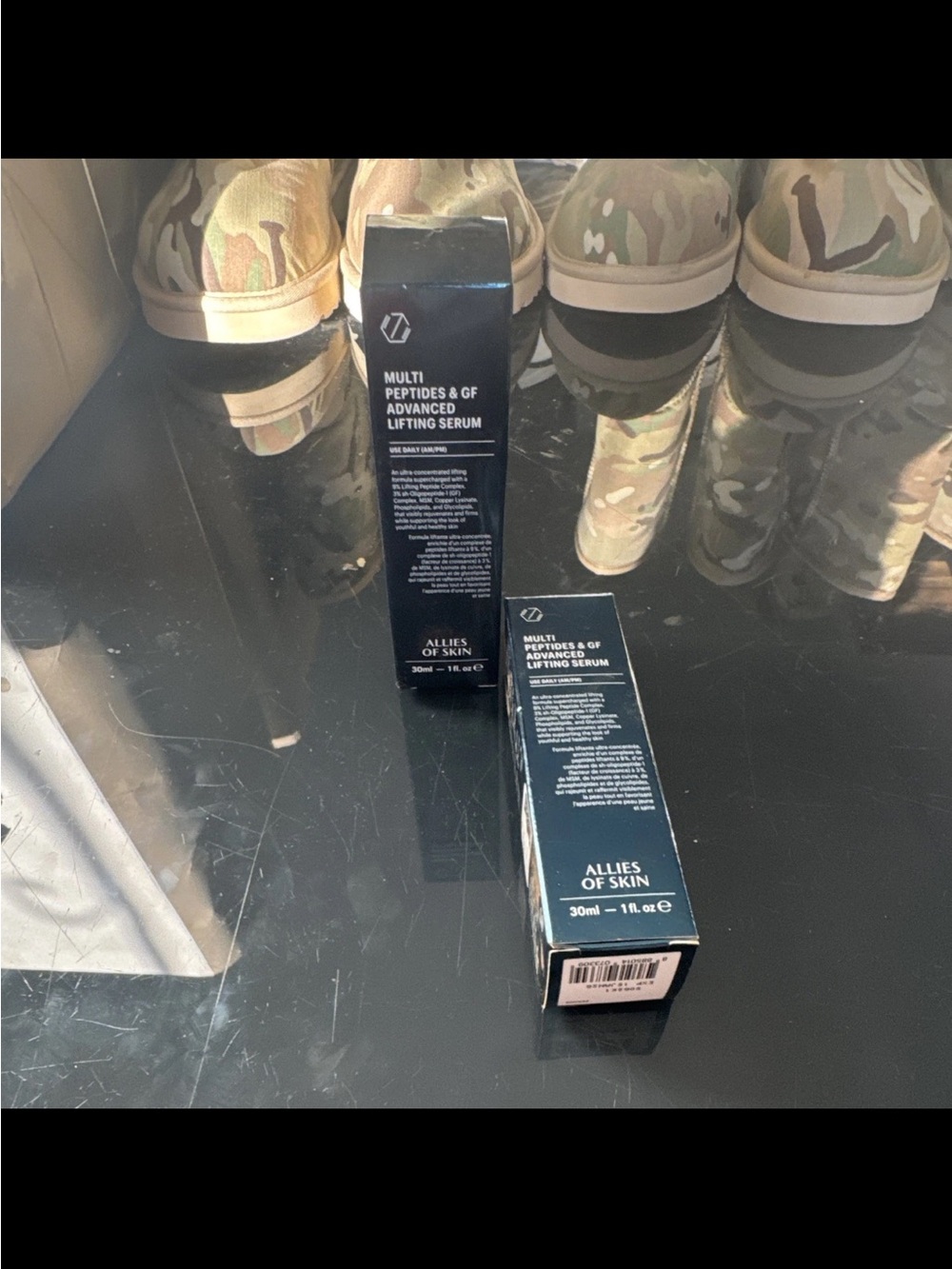 Allies of Skin Multi Peptides & GF Advanced Lifting Serum - Dark Blue Packaging
